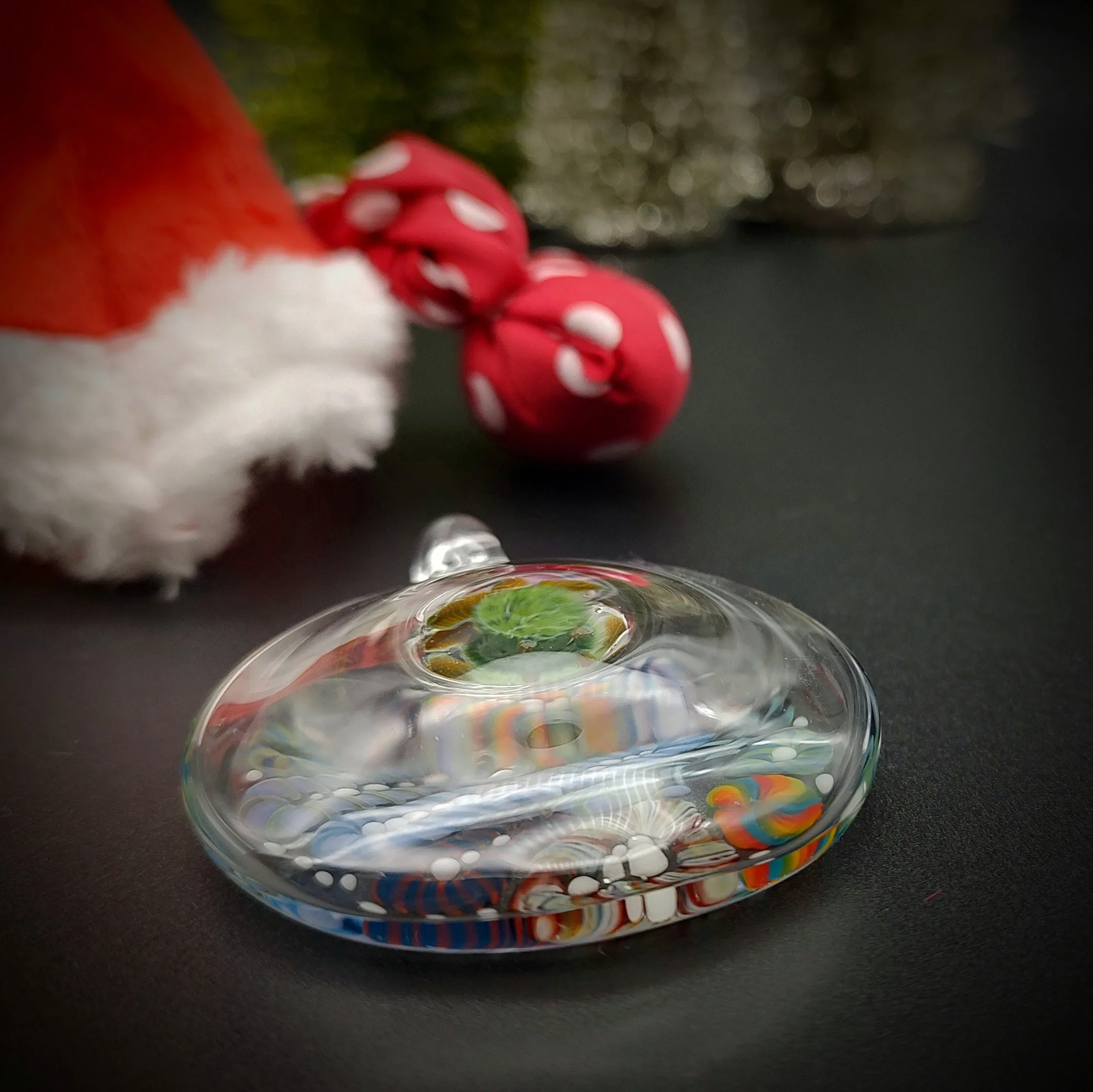 Christmas Seascape Ornament (Ready To Ship)