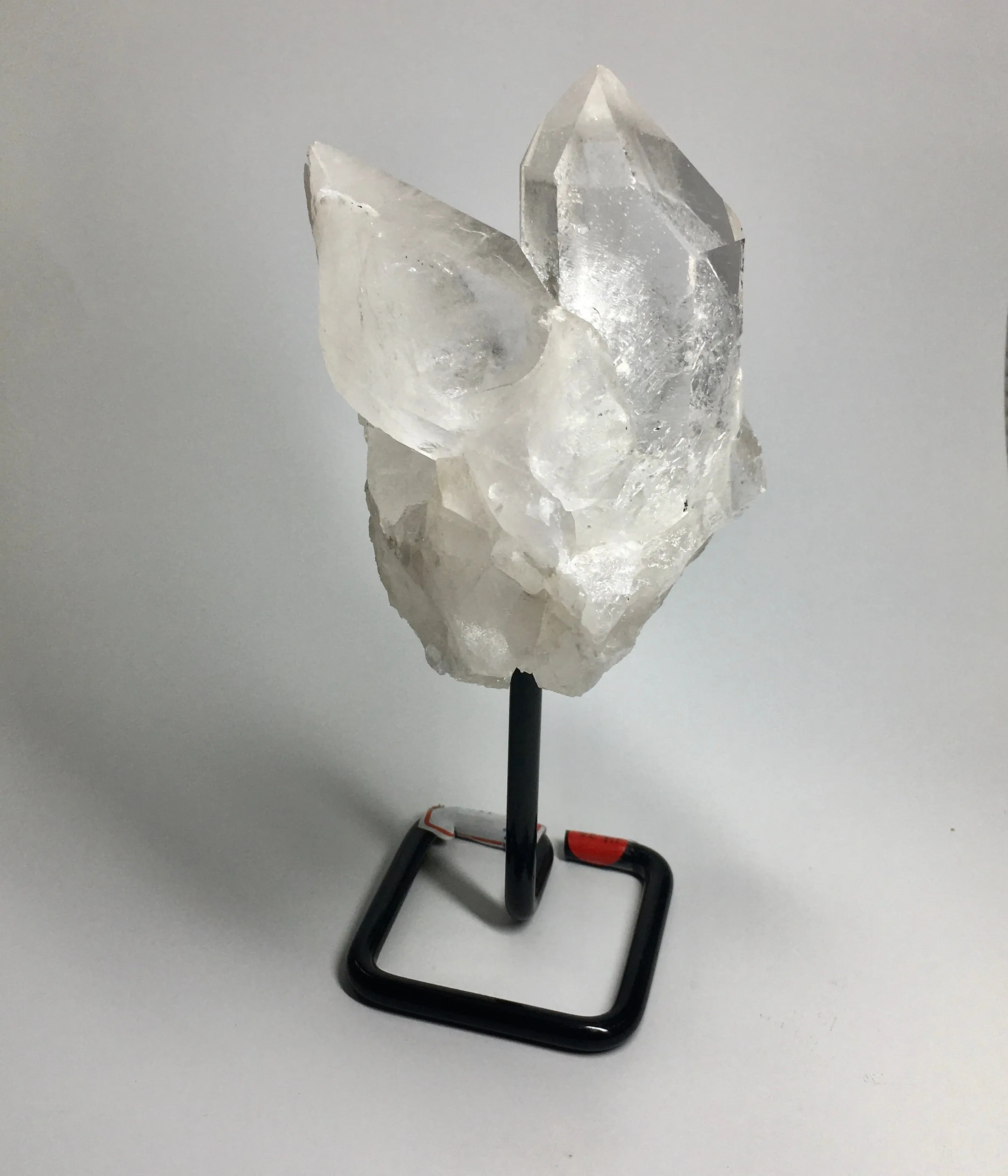 Clear Quartz Cluster on Stand