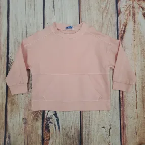 CLEARANCE MAYORAL BLUSH PINK CREW NECK WITH FRONT POCKET