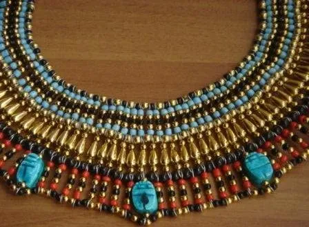 Cleopatra Egyptian Collar Necklace Design Costume Accessories Halloween