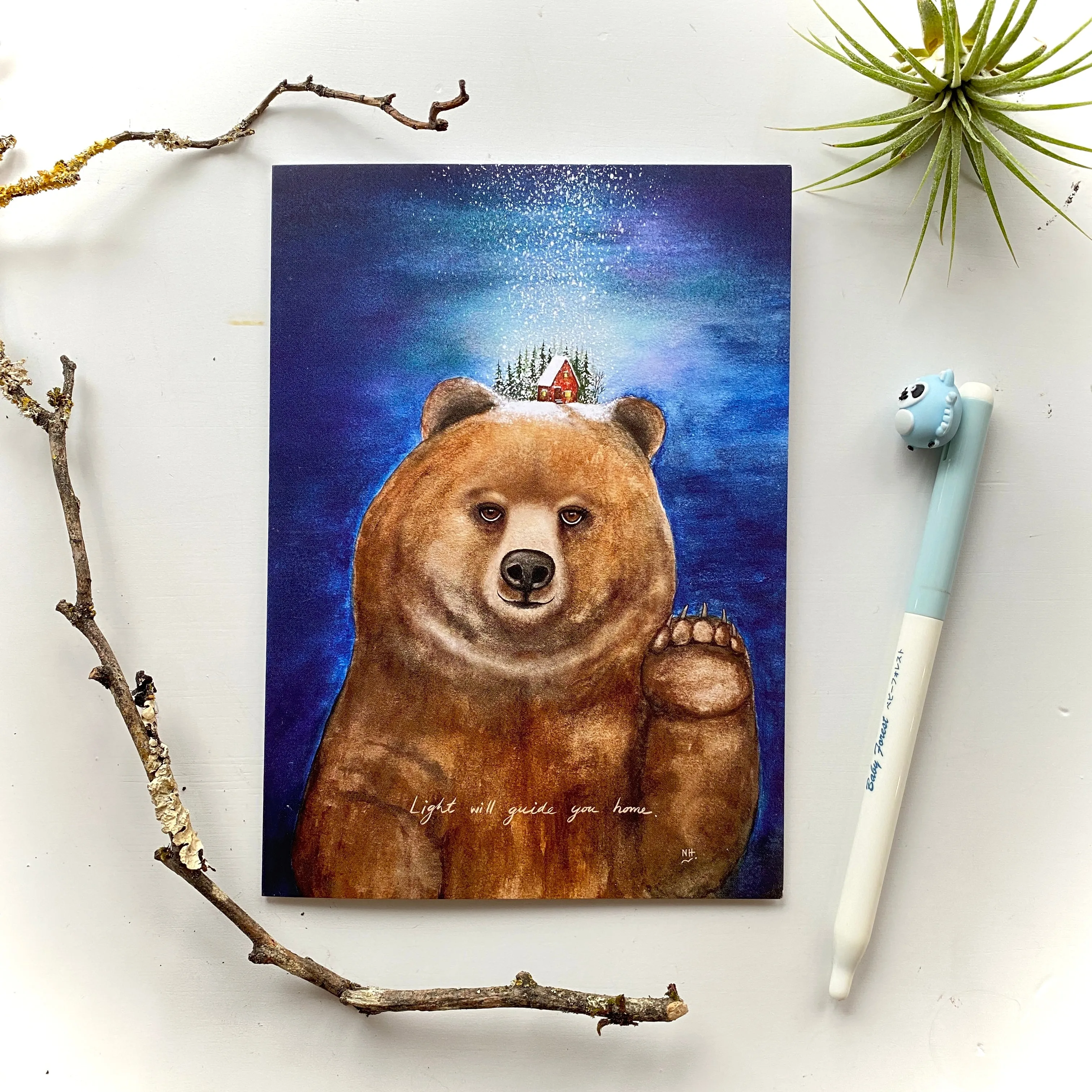 Come Home Bear Greeting Card