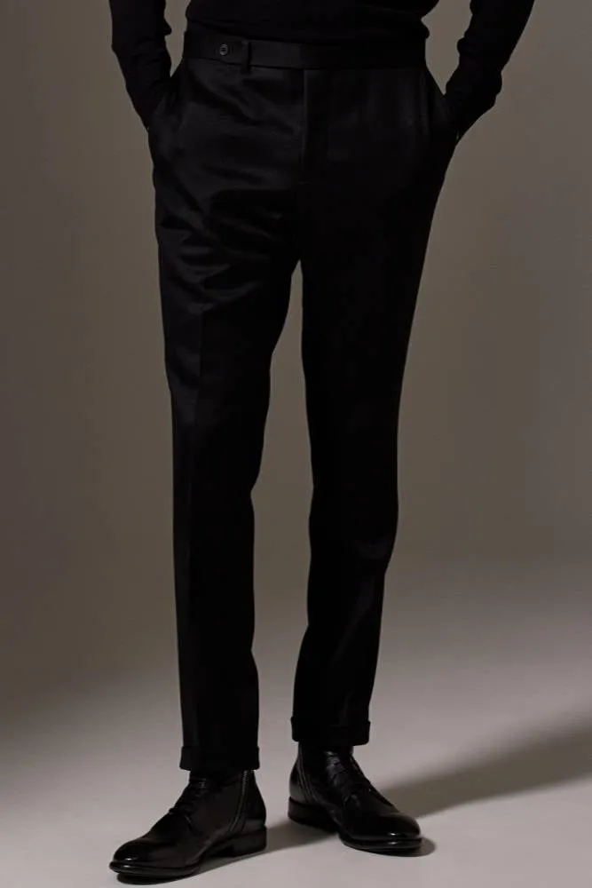 Como Trouser - Black Twill