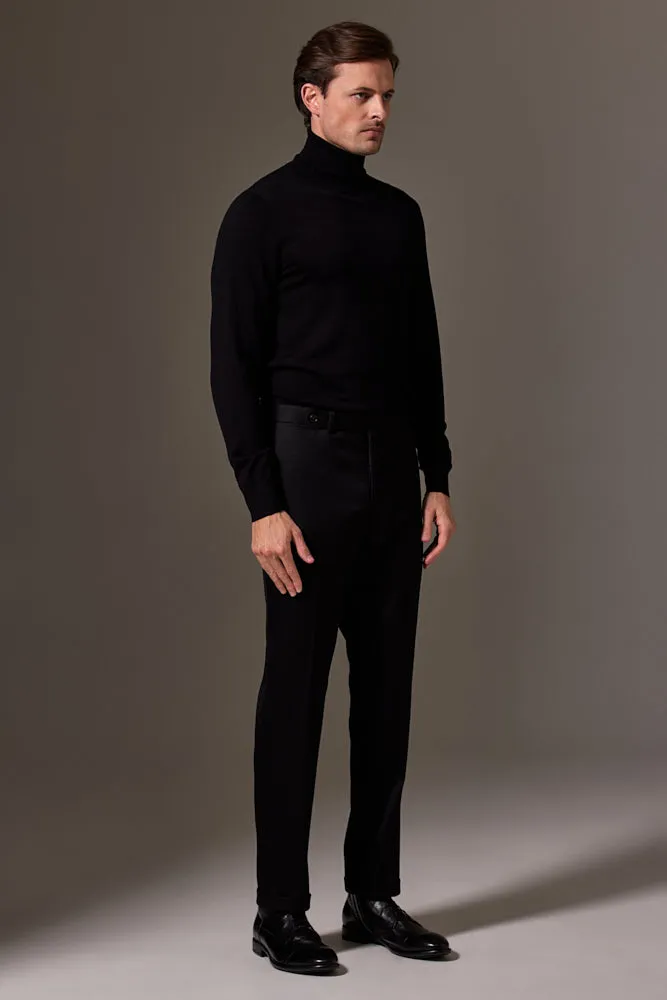 Como Trouser - Black Twill