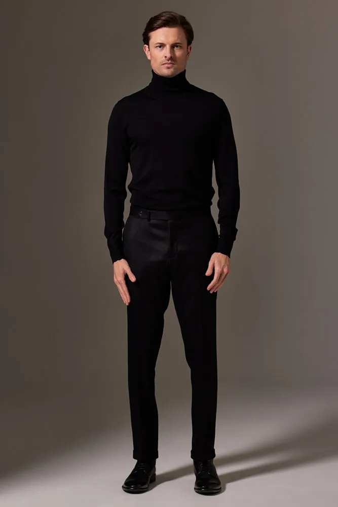 Como Trouser - Black Twill