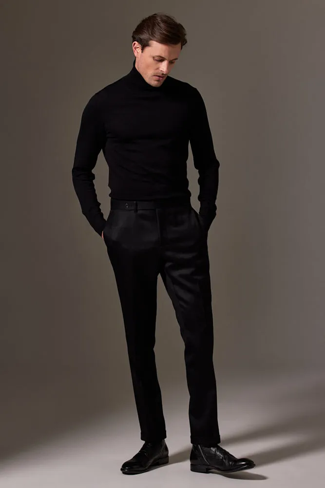 Como Trouser - Black Twill