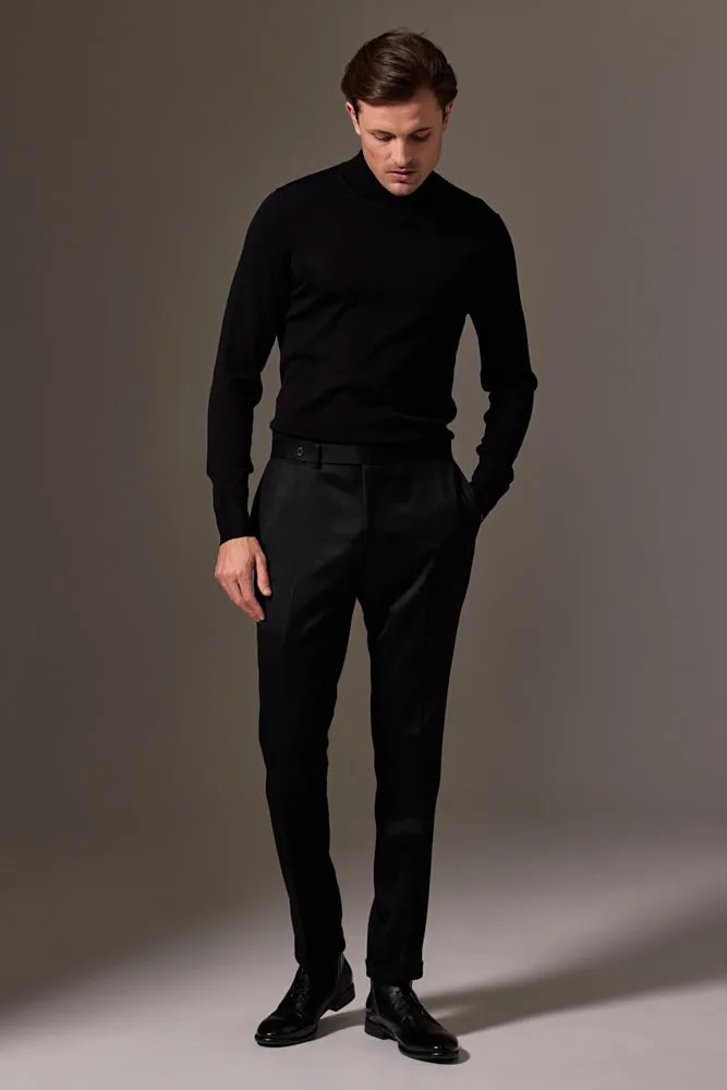 Como Trouser - Black Twill