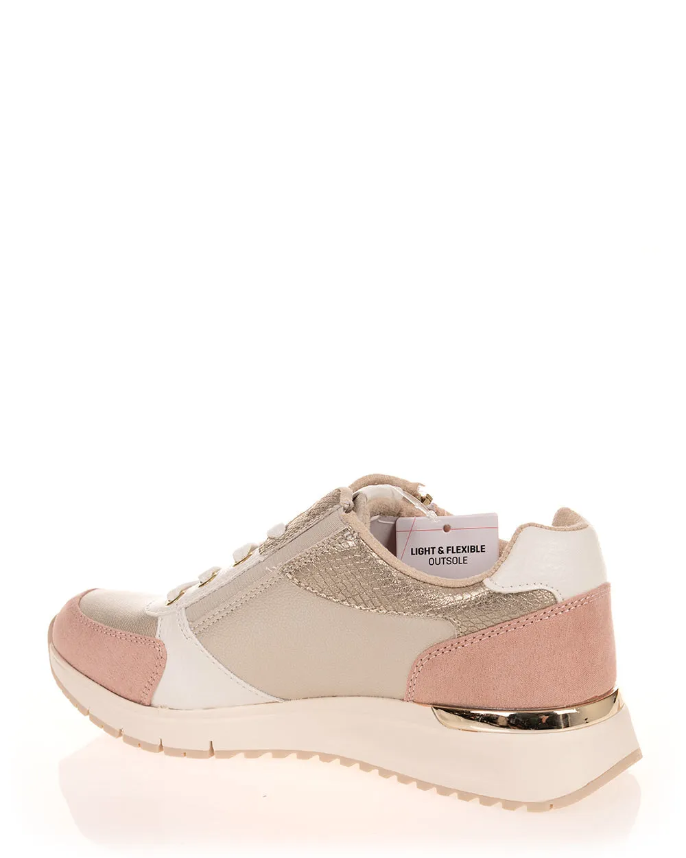 Cortina SJ 610691 Plata & Pink Casual Sneaker