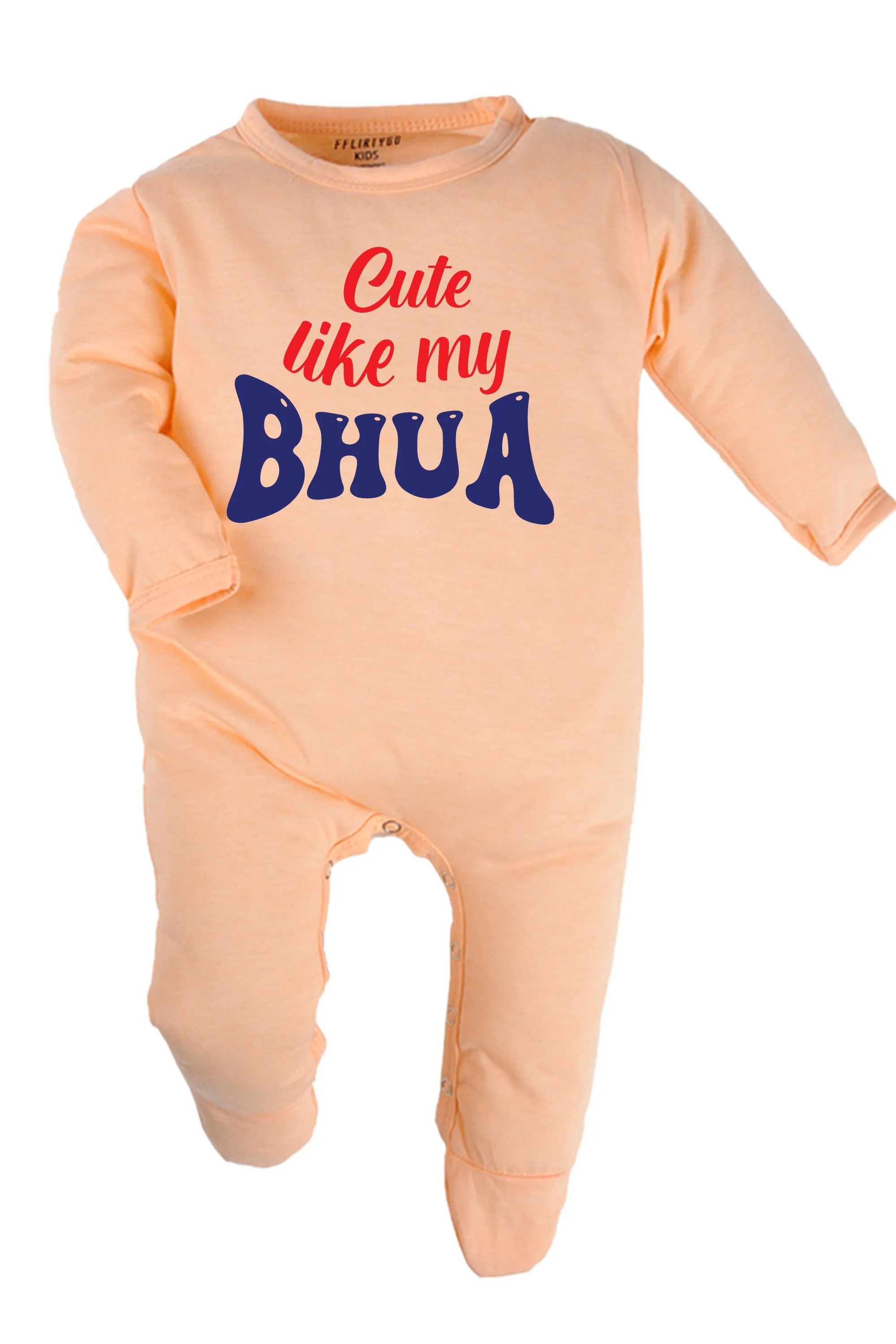 Cute like my Bhua Baby Romper | Onesies