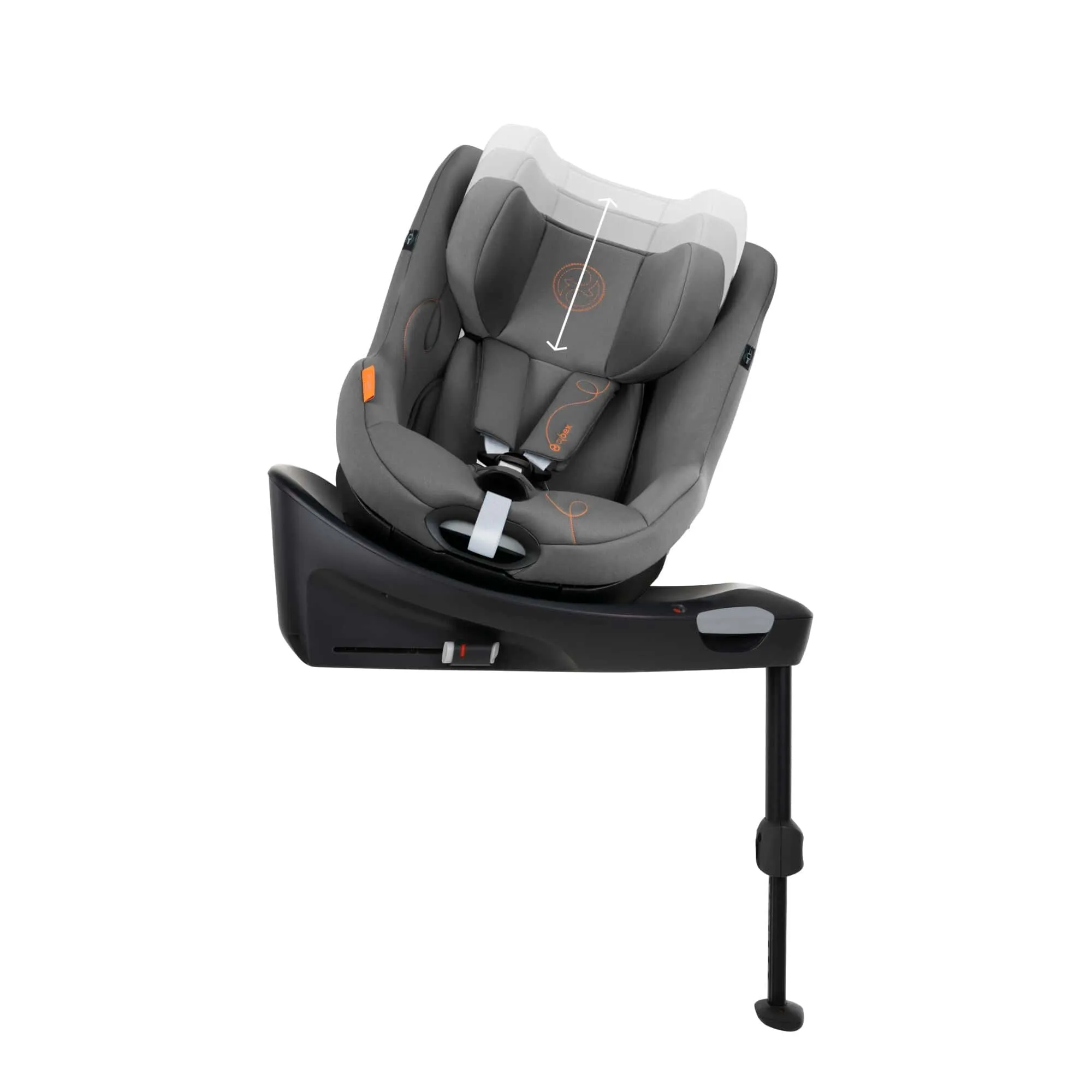 Cybex Sirona Gi i-Size 360° Rotating ISOFIX Toddler Car Seat - Lava Grey