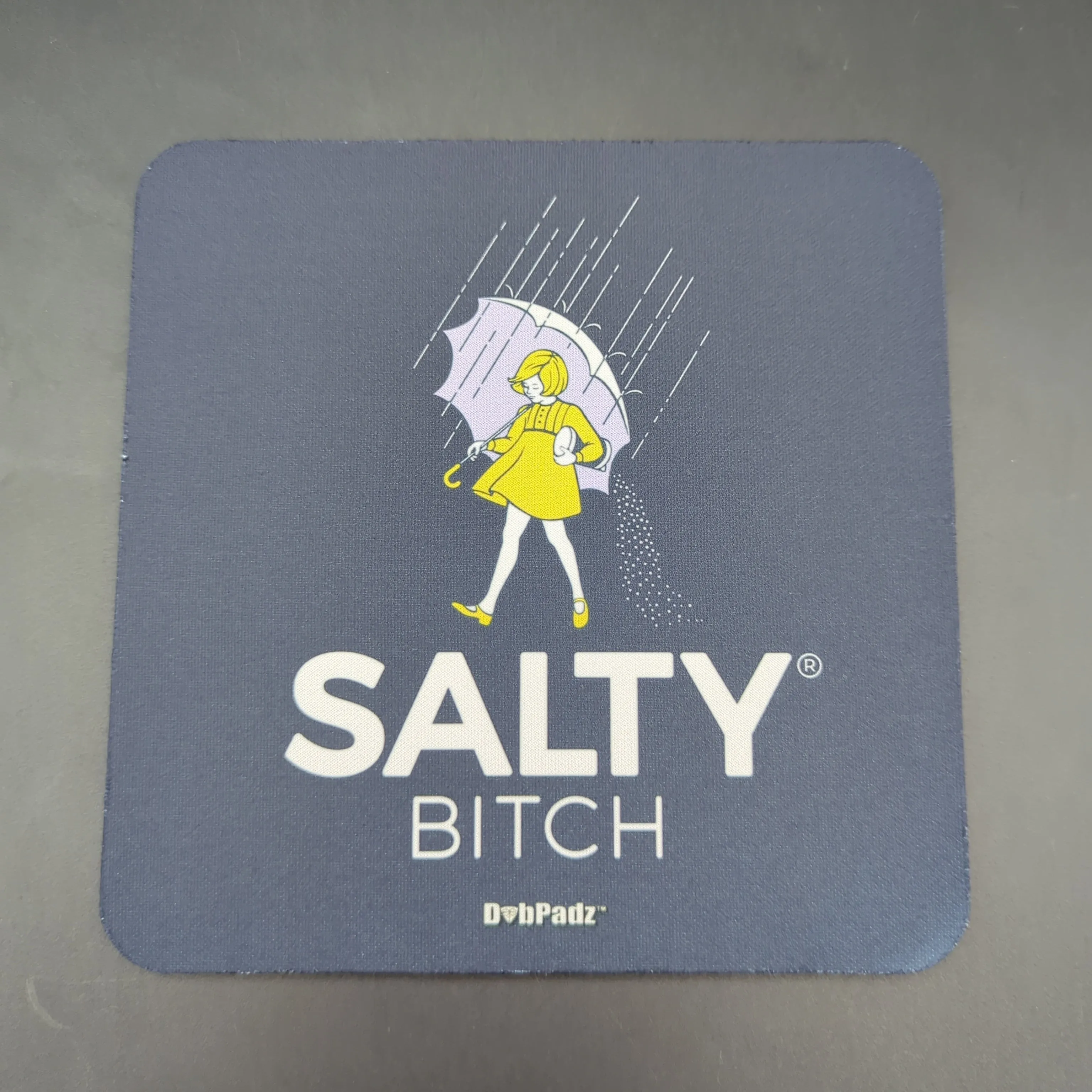 DabPadz Fabric Top Square Dab Mat | Salty Bitch | 6 x 6