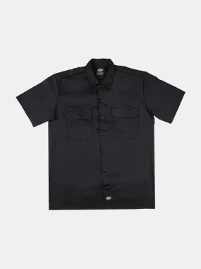 Dickies Short Sleeve Work Shirt - Black