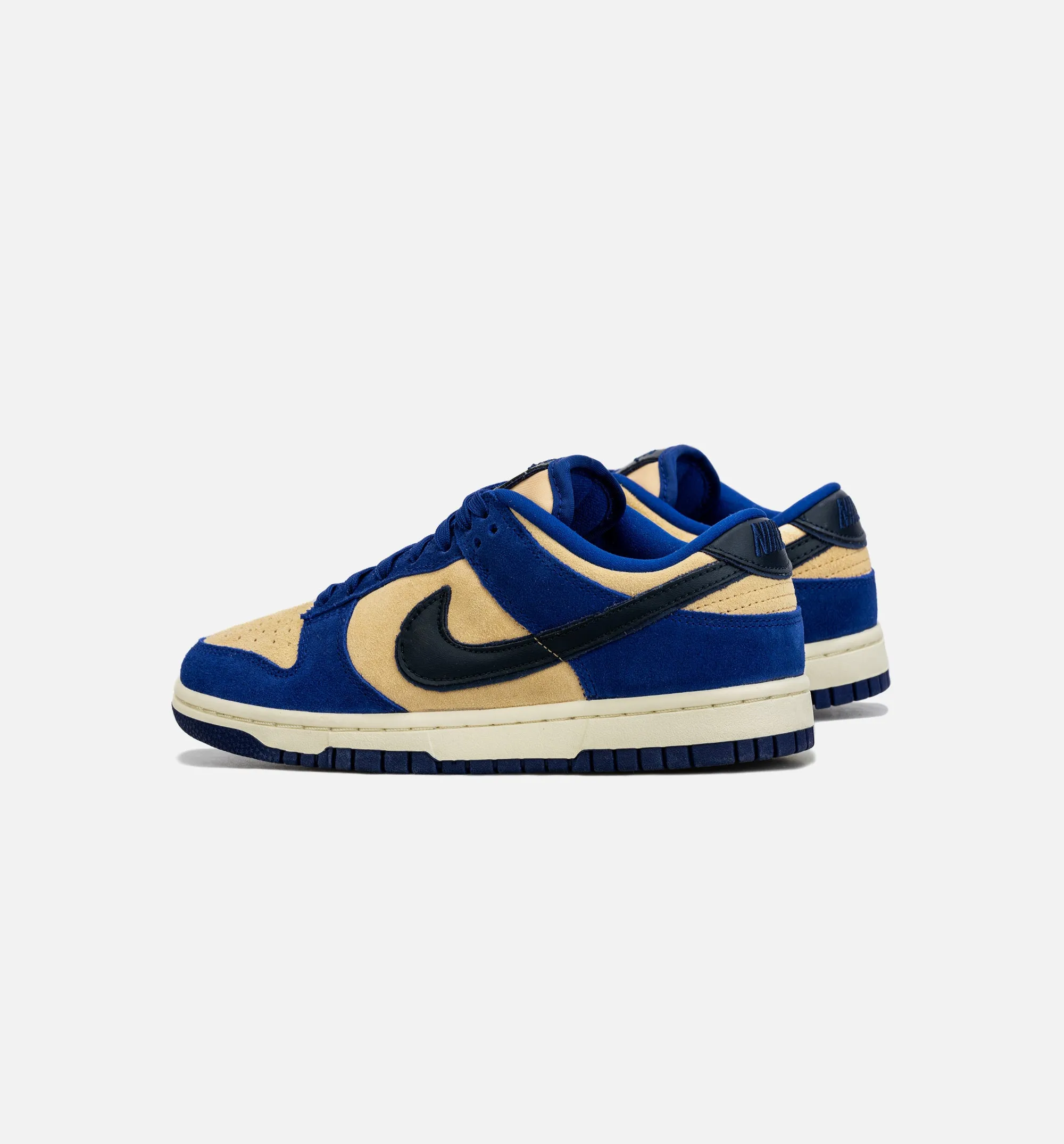 Dunk Low LX Blue Suede Womens Lifestyle Shoe - Blue/Beige Free Shipping