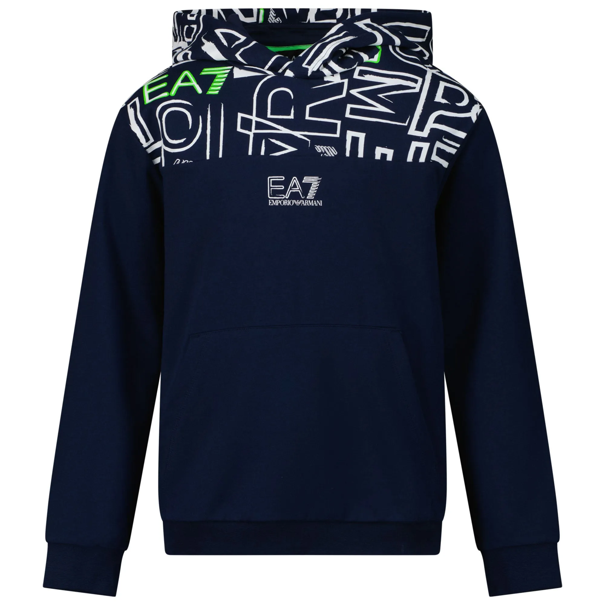 EA7 Boys Logo Hoodie_3RBM62-BJ05Z