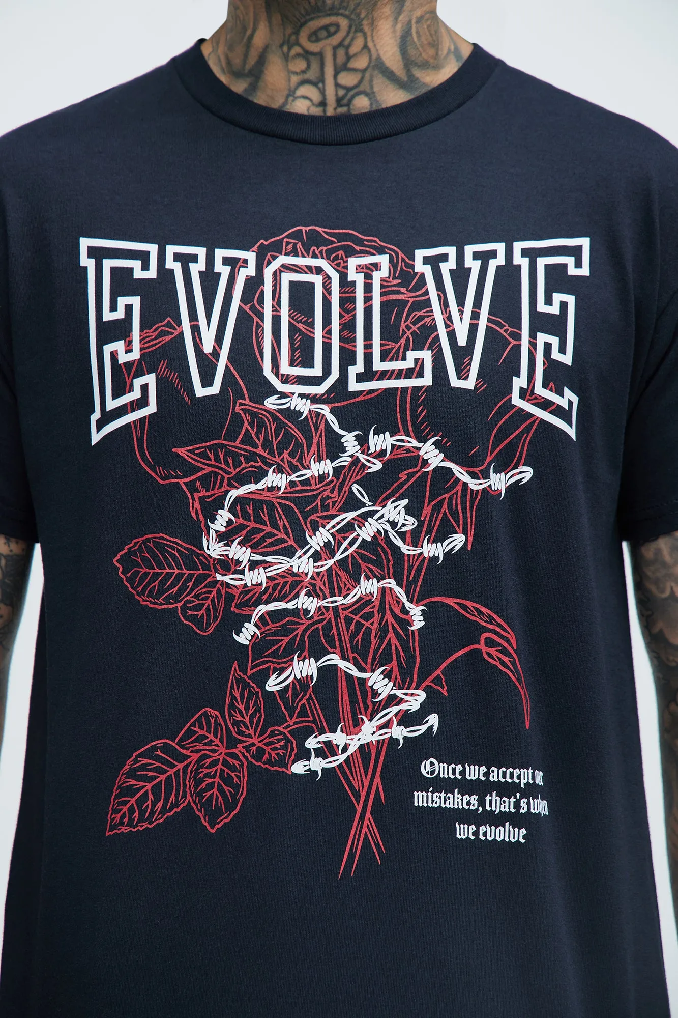 Evolve And Grow Short Sleeve Tee - Black