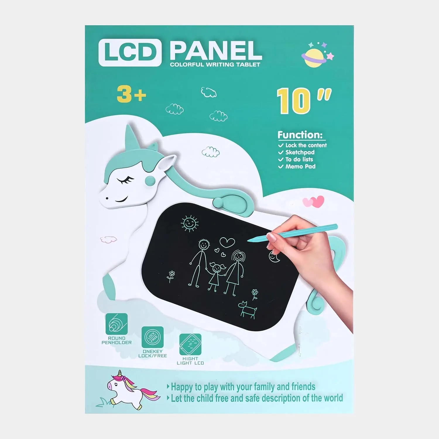 Fish Style LCD Writing Tablet 10