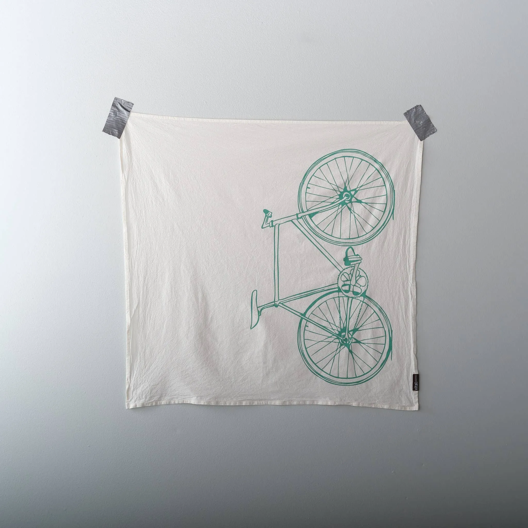 Fixie Bicycle Deluxe Flour Sack Towel