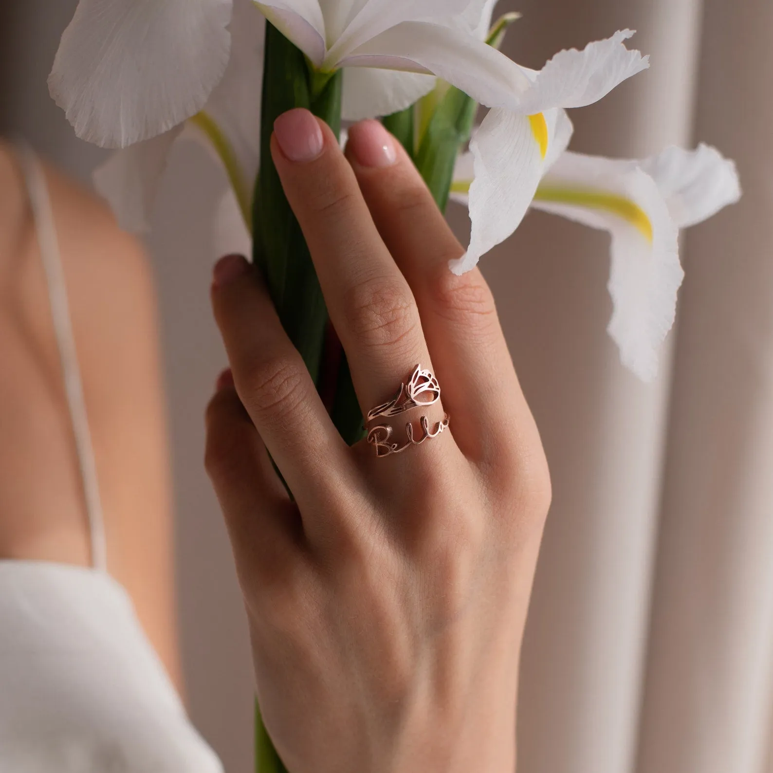 Flower Name Ring