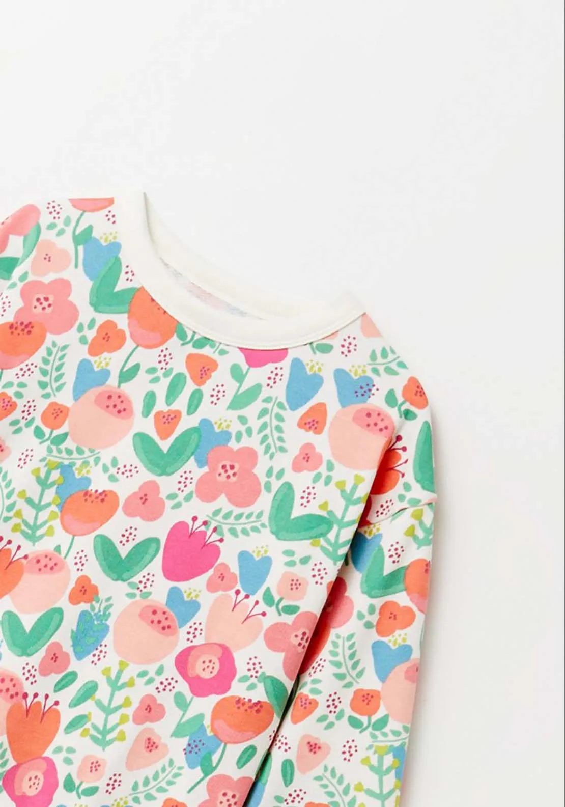 Flower Sweatshirt - White