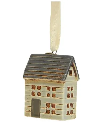 French Country Hanging House Petite Grey White