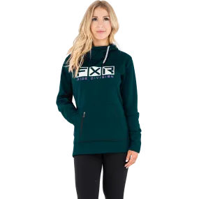 FXR Women's Helium Tech Pullover Fleece Ocean/Bone