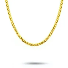 Gold Gods 4MM Micro Cuban Link Chain - Yellow Gold