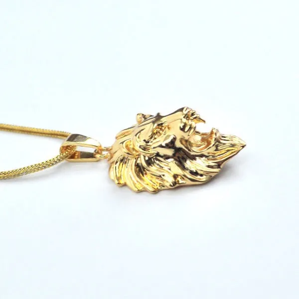 Gold Gods Lion Head Chain