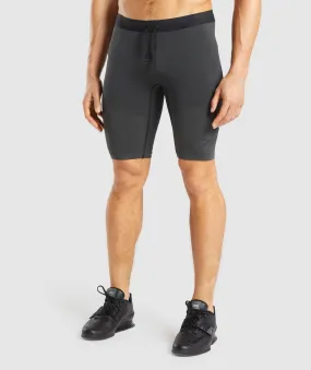 Gymshark 315 1/2 Tight Shorts - Black