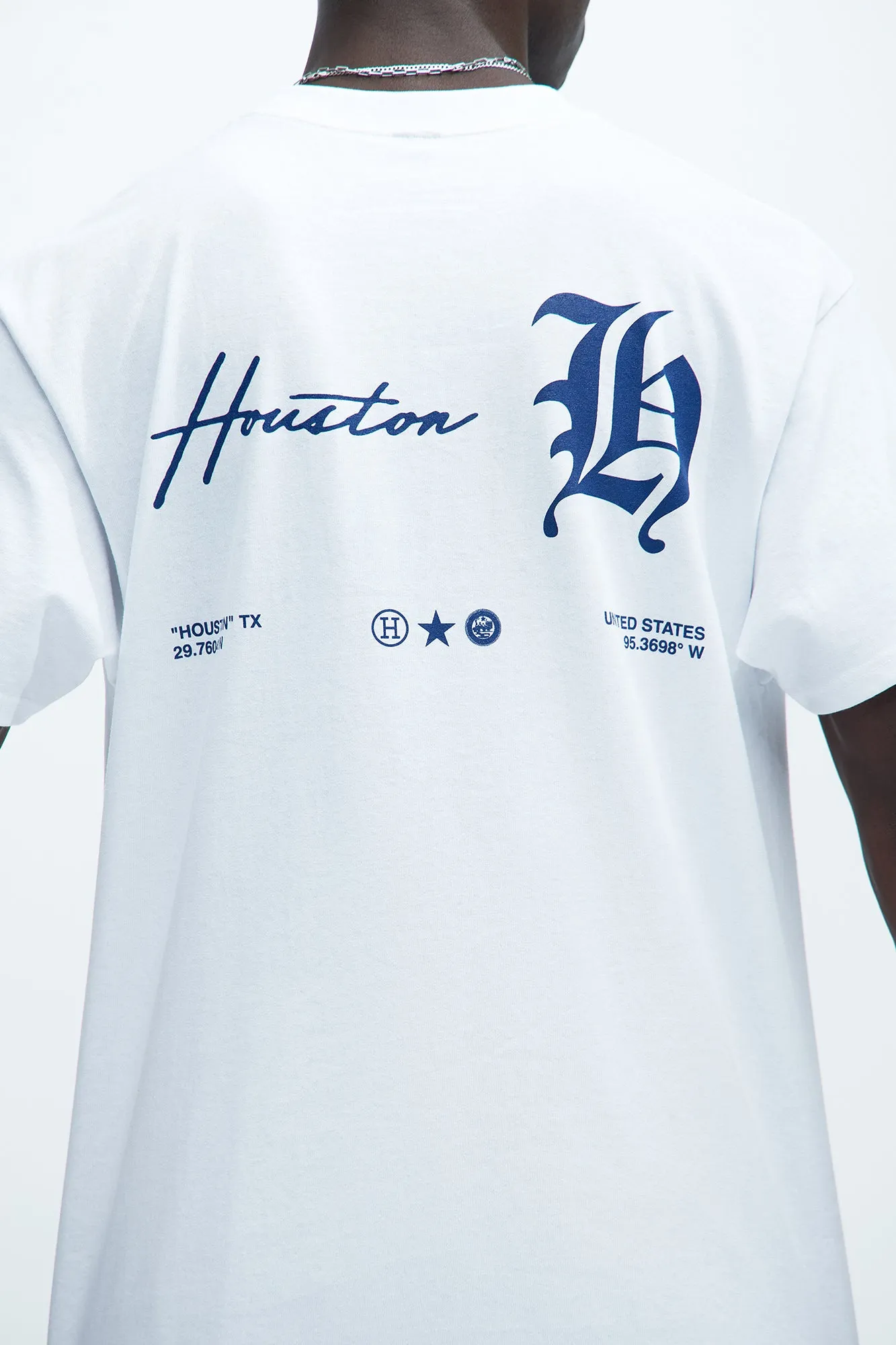 Houston Official Short Sleeve Tee - White