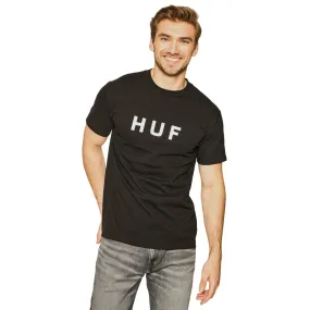 HUF men's short sleeve t-shirt OG LOGO TS00508 black 