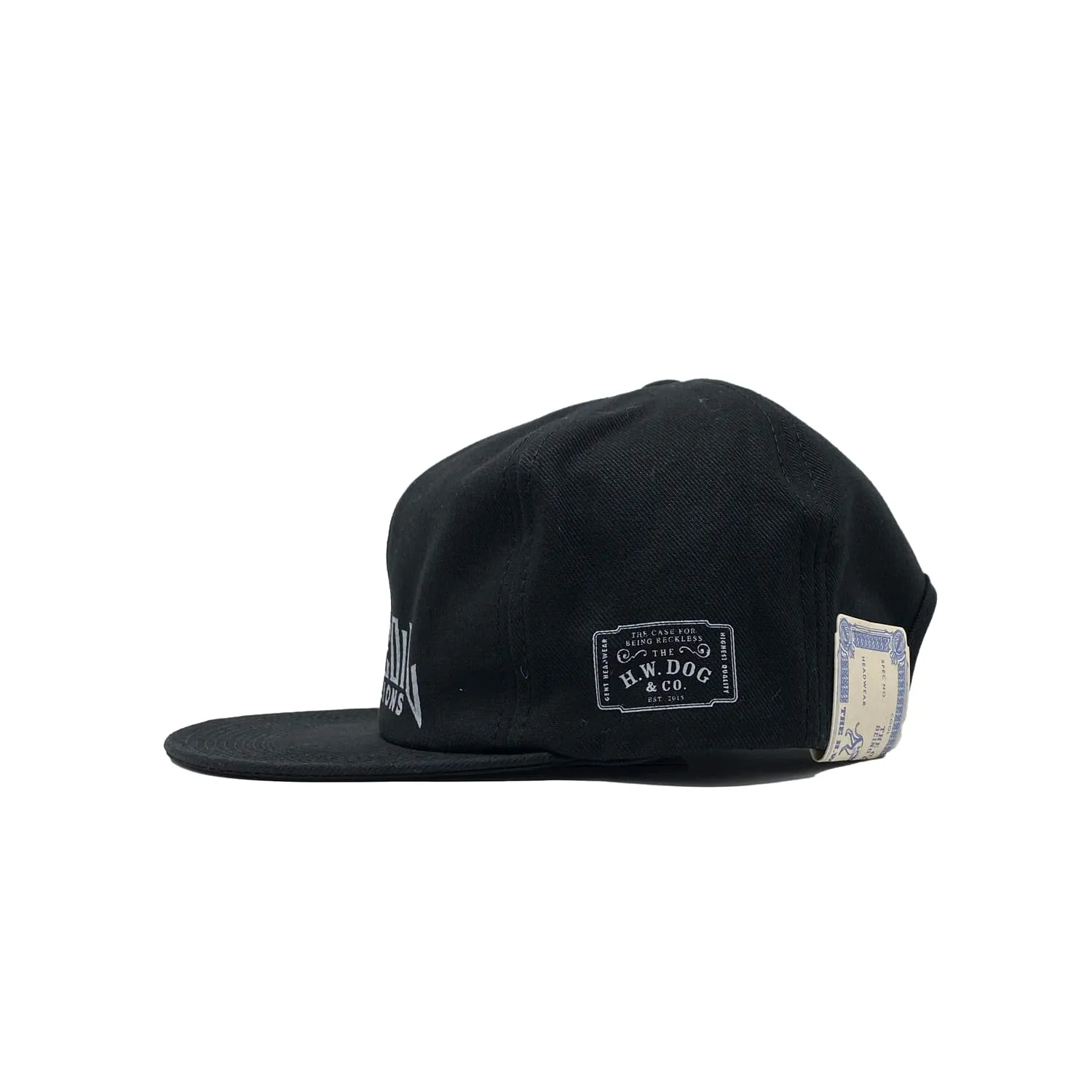 H.W. Dog & Co. x SOP Metal Logo Trucker Cap Black