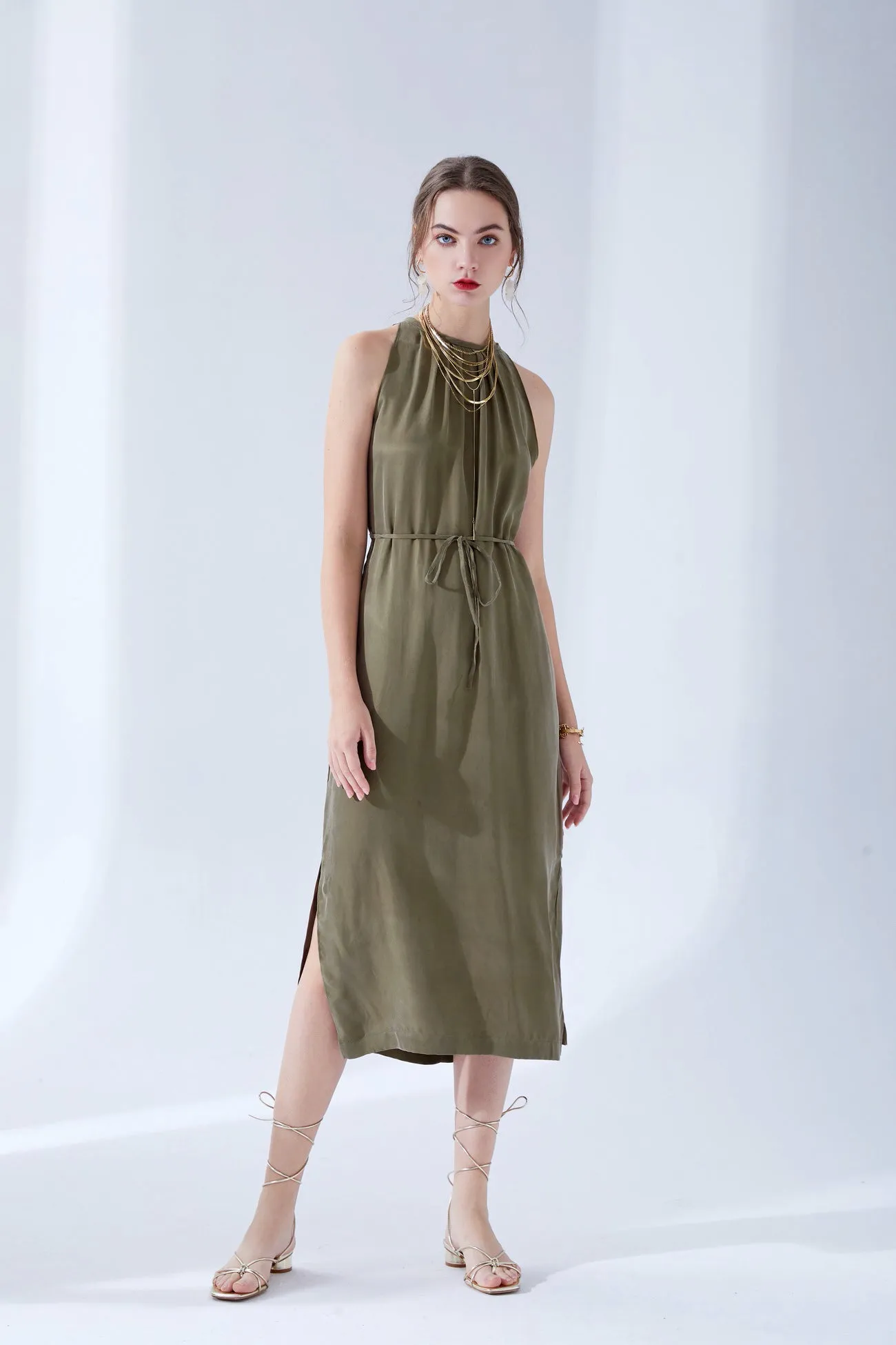 Isla Dress - Khaki