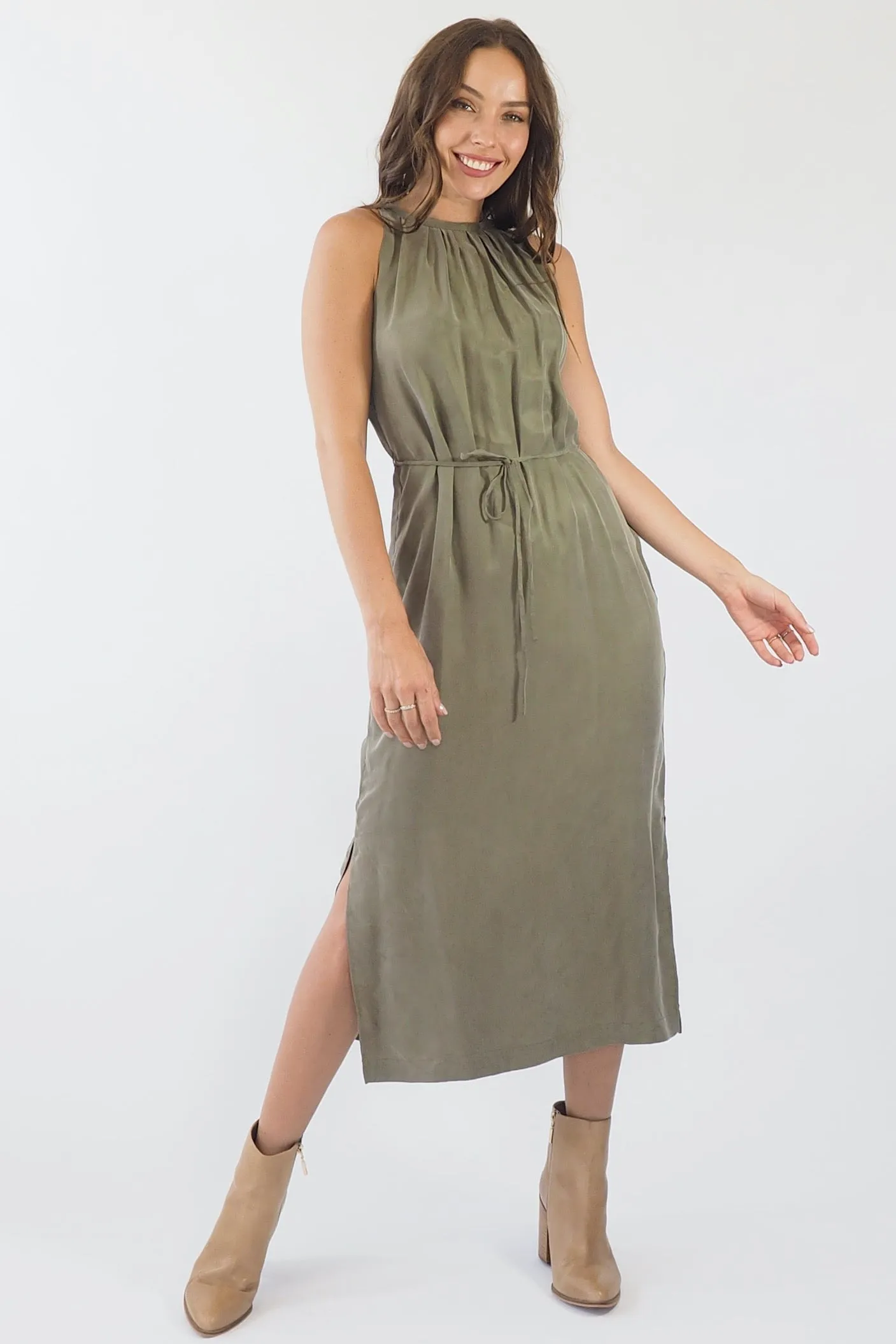 Isla Dress - Khaki