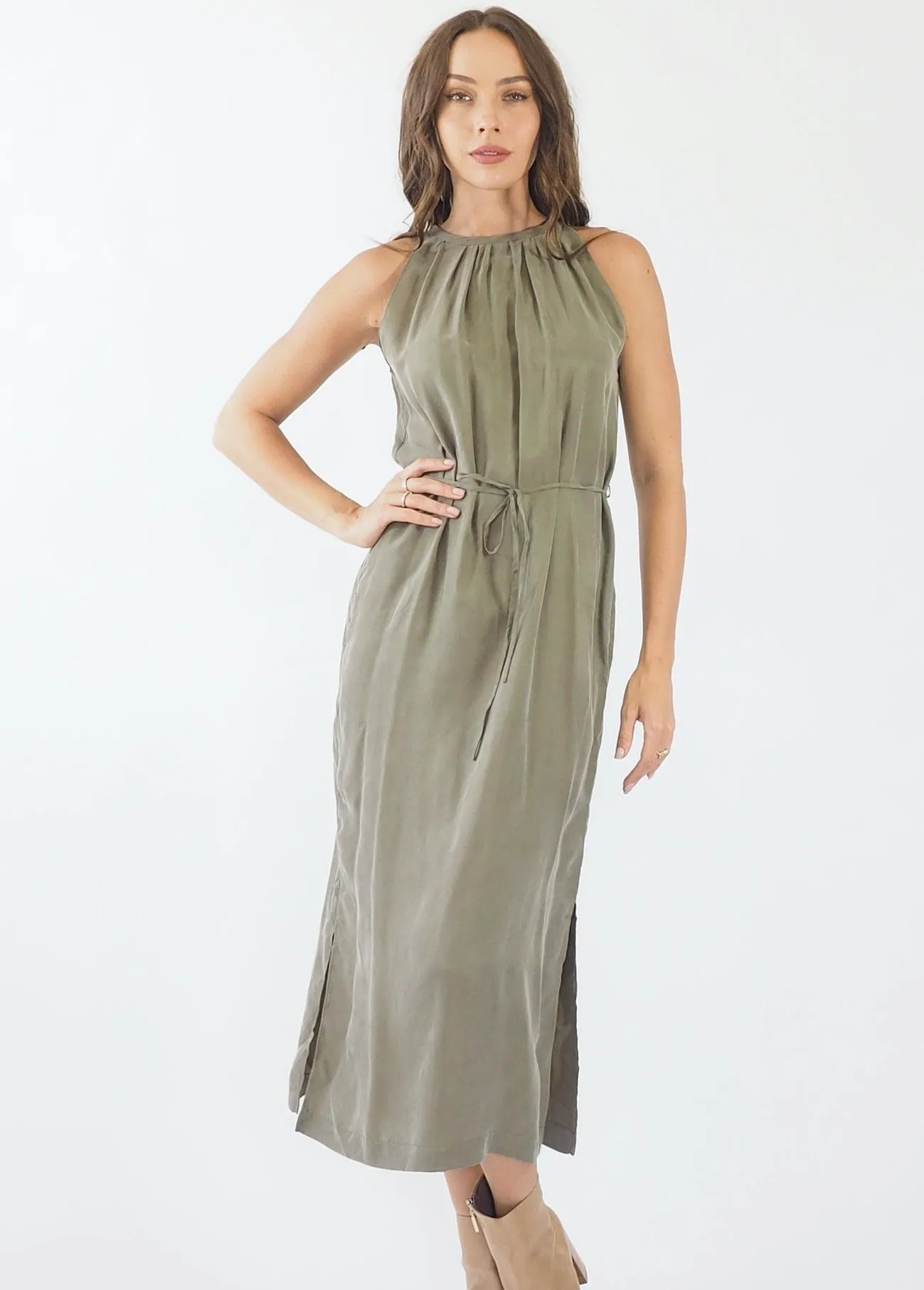 Isla Dress - Khaki