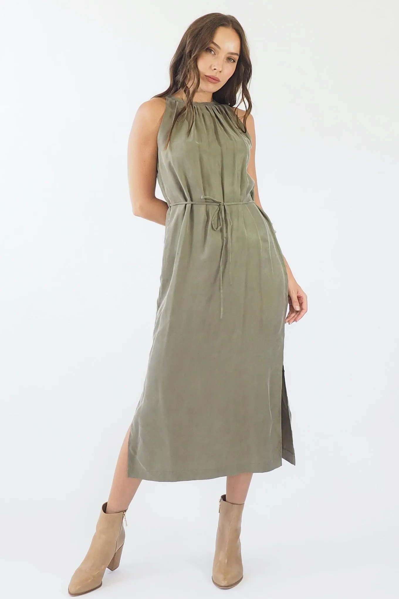 Isla Dress - Khaki