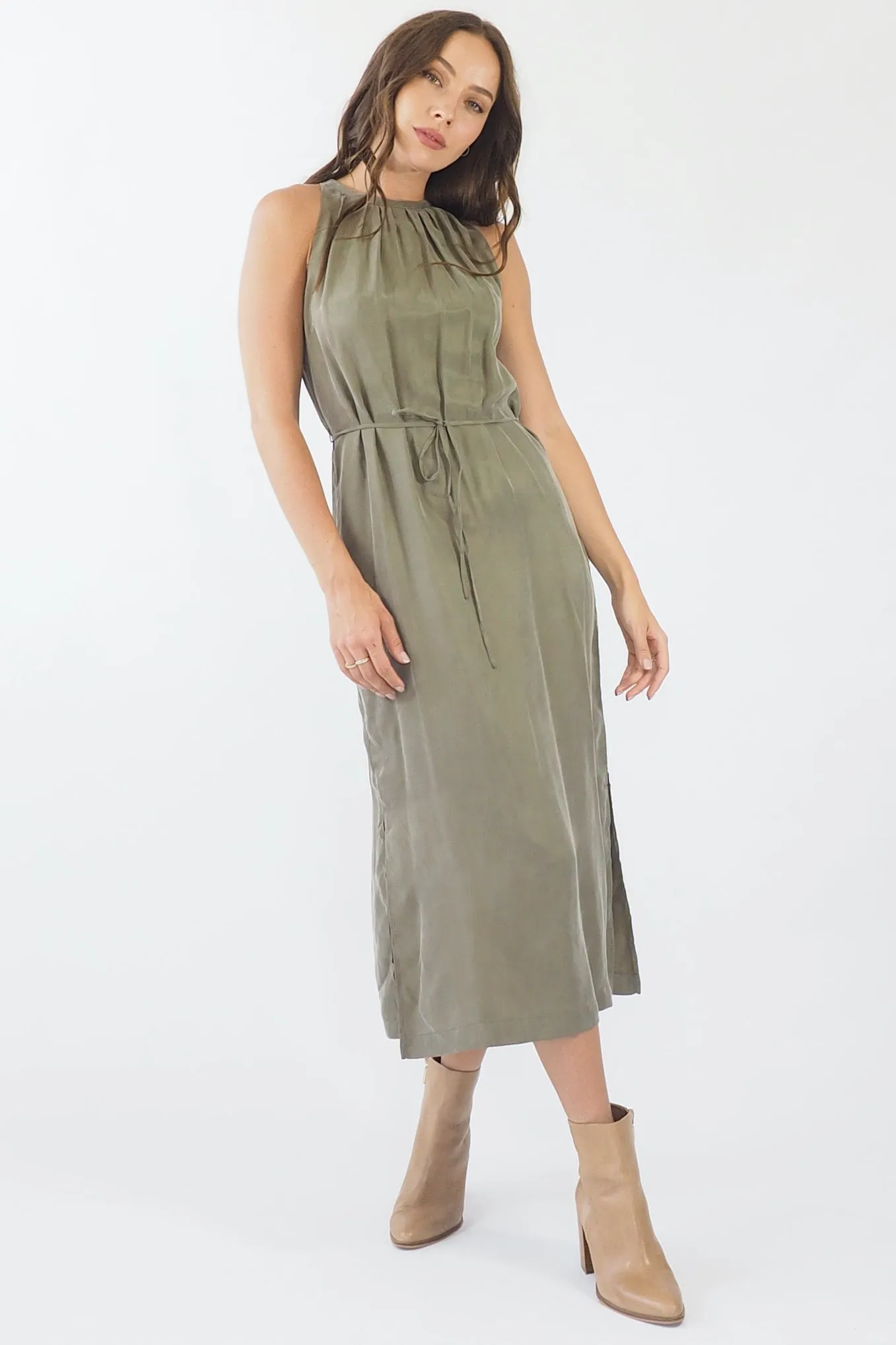 Isla Dress - Khaki