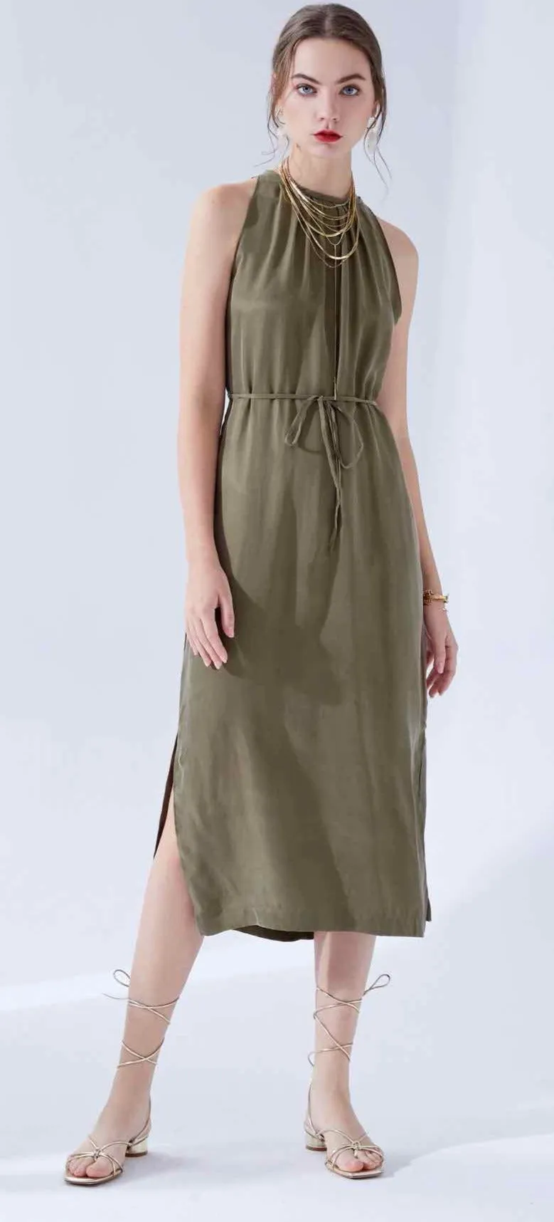 Isla Dress - Khaki