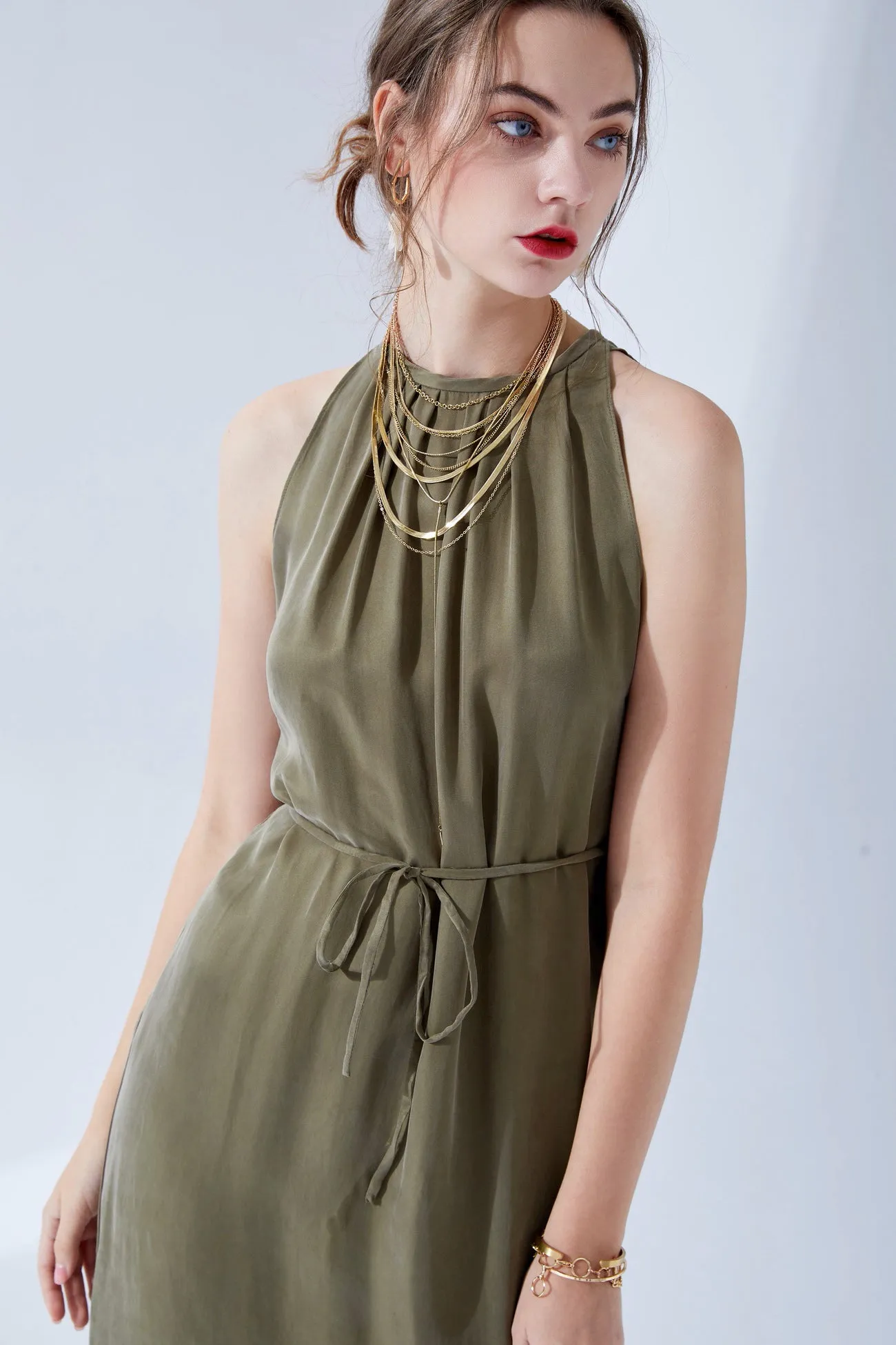 Isla Dress - Khaki