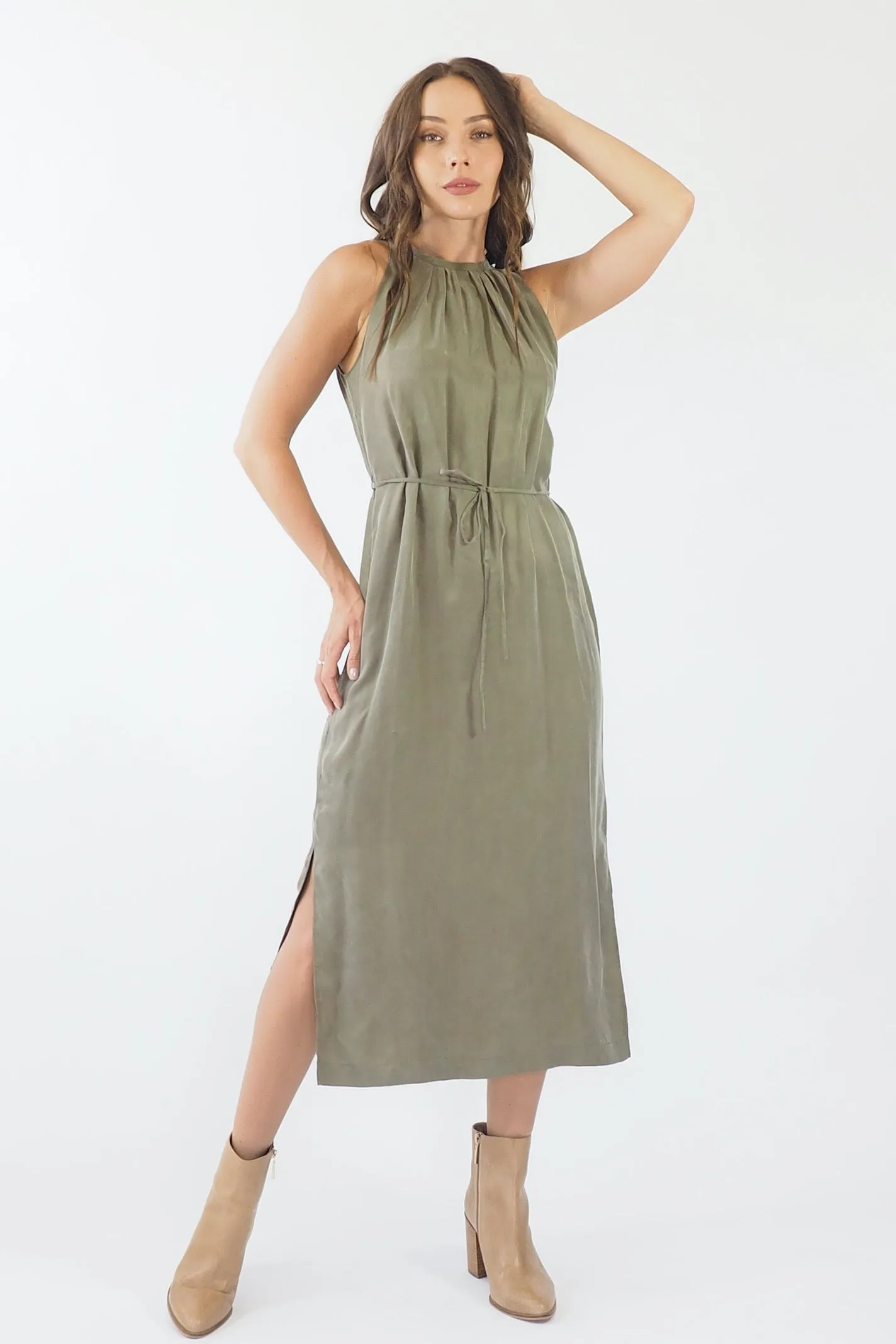 Isla Dress - Khaki