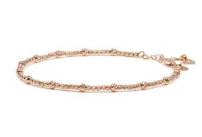 J.E.T. Diamond Cut Bracelet in 14K Rose Gold - Classic Medium Model