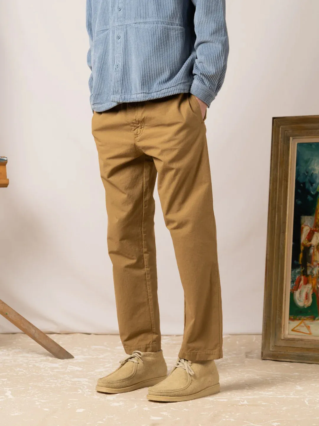 KESTIN Tay Pant in Tan Cotton Ripstop