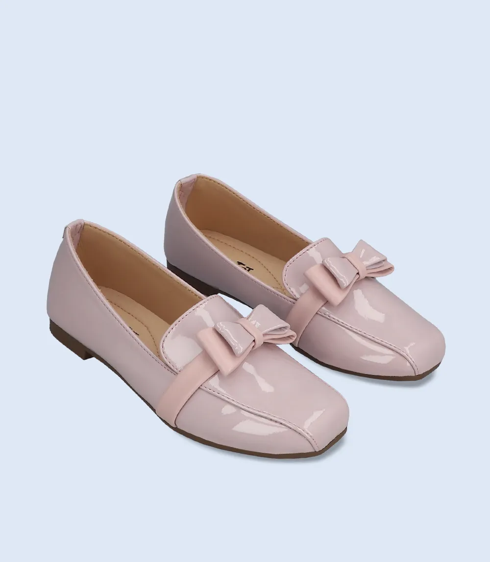 KG0019-TEA PINK-Girls Casual Ballerina