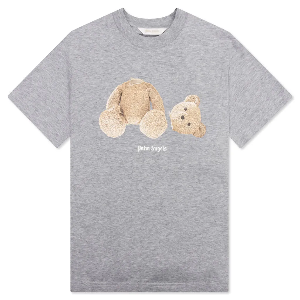 Kids Bear T-Shirt - Melange Grey