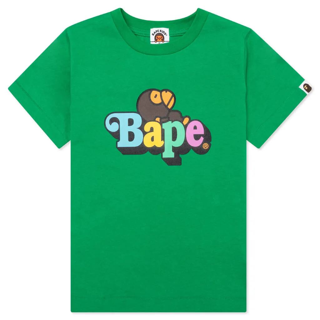 Kids Colors Milo Bape Tee - Green