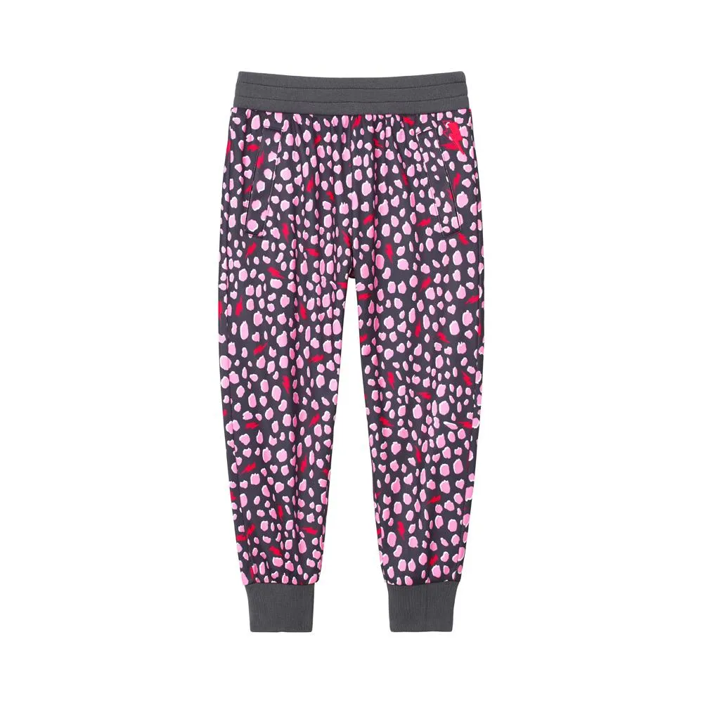 Kids Retro Tracksuit Bottoms - Pink