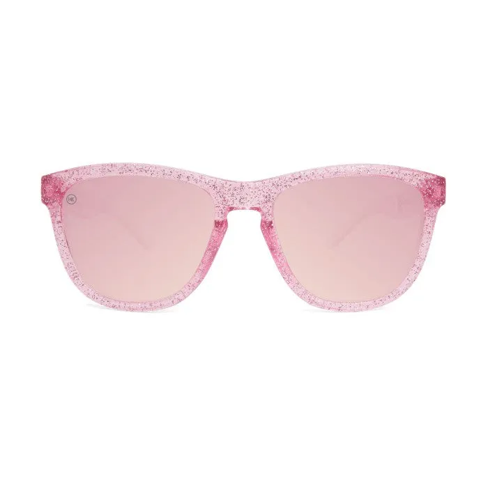 Knockaround Pink Sparkle Premium Kids Sunglasses