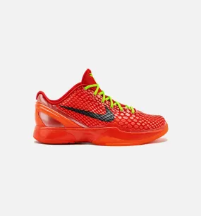 Kobe VI Protro Reverse Grade School Basketball Shoe - Bright Crimson/Black/Electric Green Limit One Per Customer