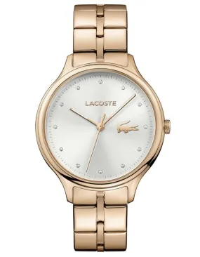 Lacoste Ladies Constance Watch - Rose-Gold - Swarovski - Rose Gold Bracelet