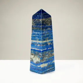 Lapis Lazuli Polished Obelisk from Afghanistan - 11 / 7 lbs