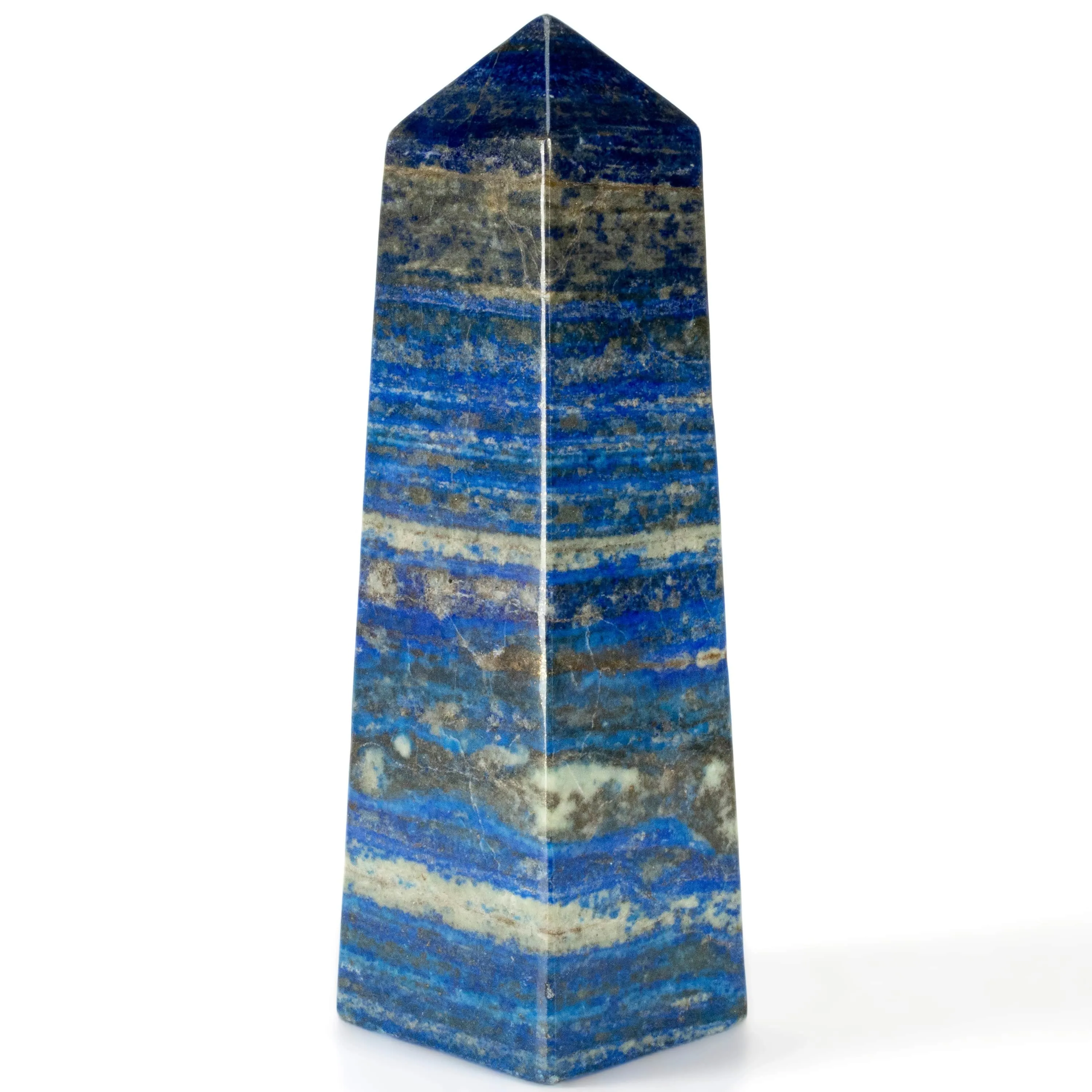 Lapis Lazuli Polished Obelisk from Afghanistan - 11 / 7 lbs