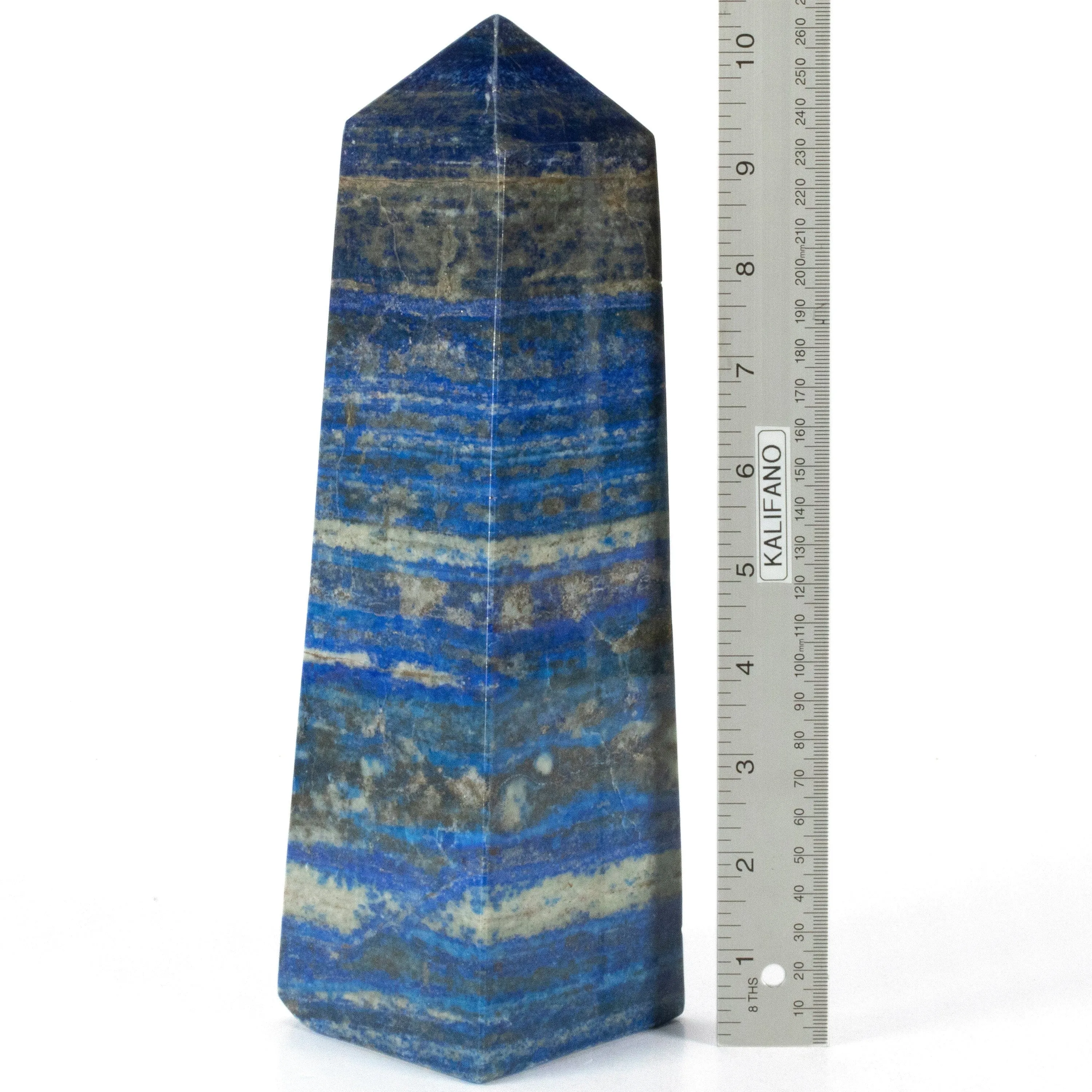 Lapis Lazuli Polished Obelisk from Afghanistan - 11 / 7 lbs